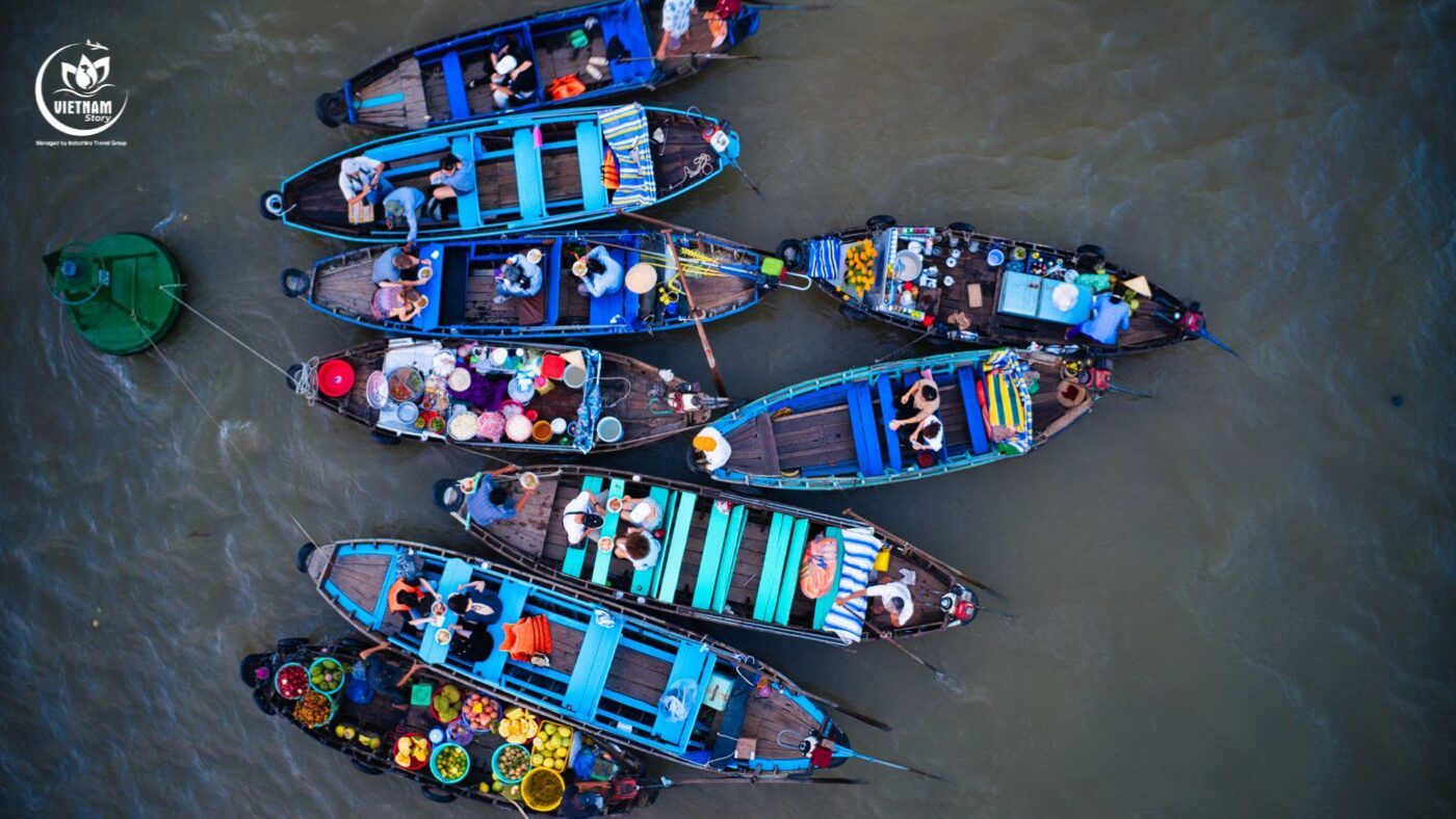 Unlocking the Charm of MEKONG DELTA: A Guide for Indian Travelers 3 Cai Rang Floating Market, a unique tourist destination in the Mekong Delta