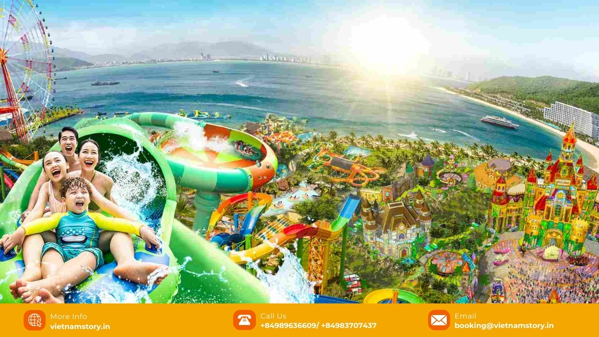 Journey to Joy: Best Amusement Parks in Vietnam for Indian Travelers (2025 Guide) 12 Get ready for non-stop fun at VinWonders Nha Trang - a top Vietnam amusement park with water slides and rides.
