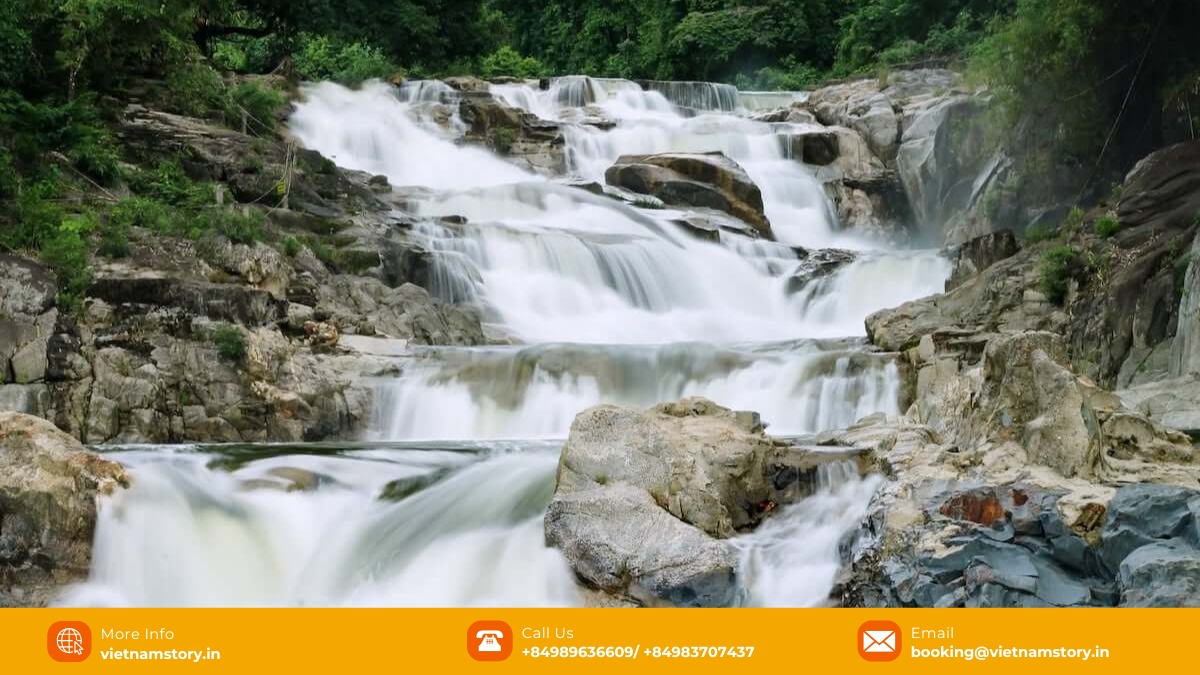 Aqua Adventures: Explore the Most Stunning Waterfalls in Vietnam 14 Yang Bay Waterfall near Nha Trang, Khanh Hoa Province - Offering swimming and hot springs