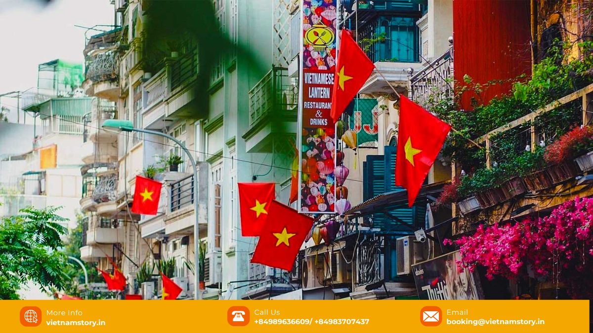Understanding Vietnamese Reunification Day: History, Significance, and Celebrations 7 Citizens hoisting vibrant Vietnamese flags on Reunification Day, April 30th