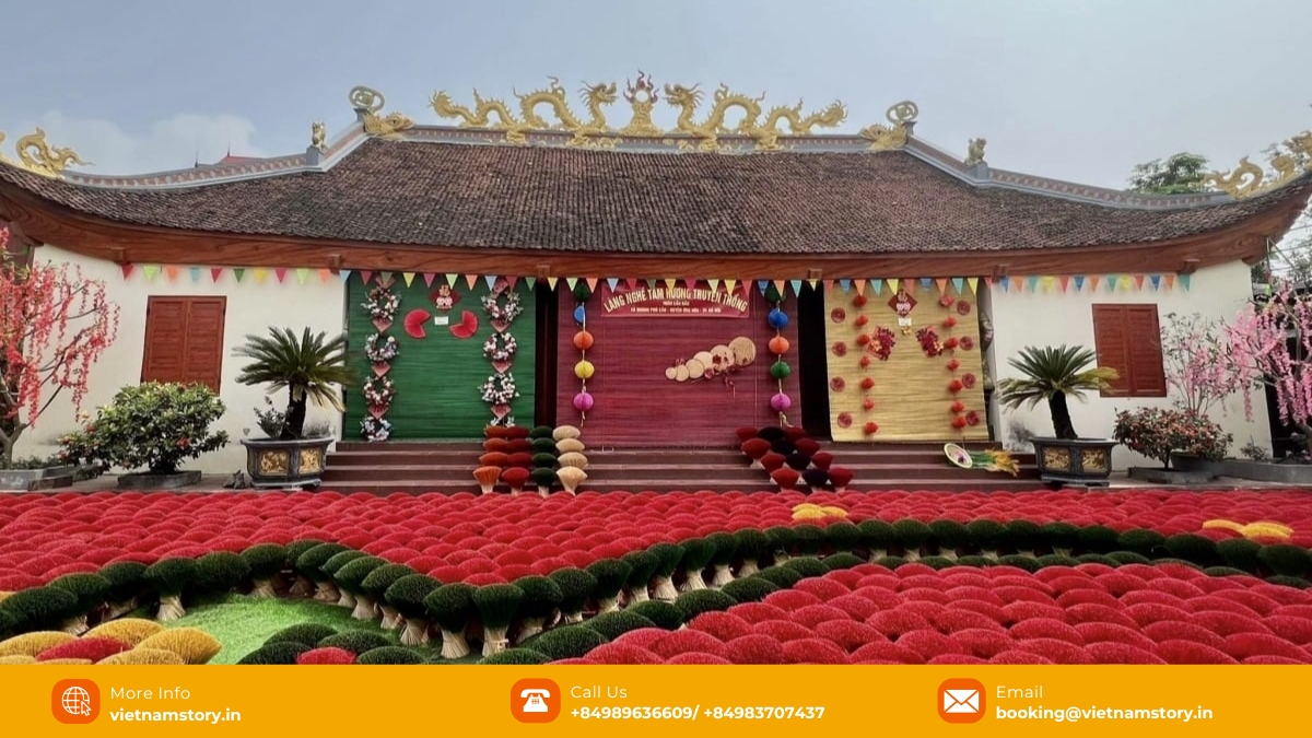 Colorful incense bundles in Quang Phu Cau creating stunning photo opportunities Colorful incense bundles creating stunning photo opportunities in Quang Phu Cau