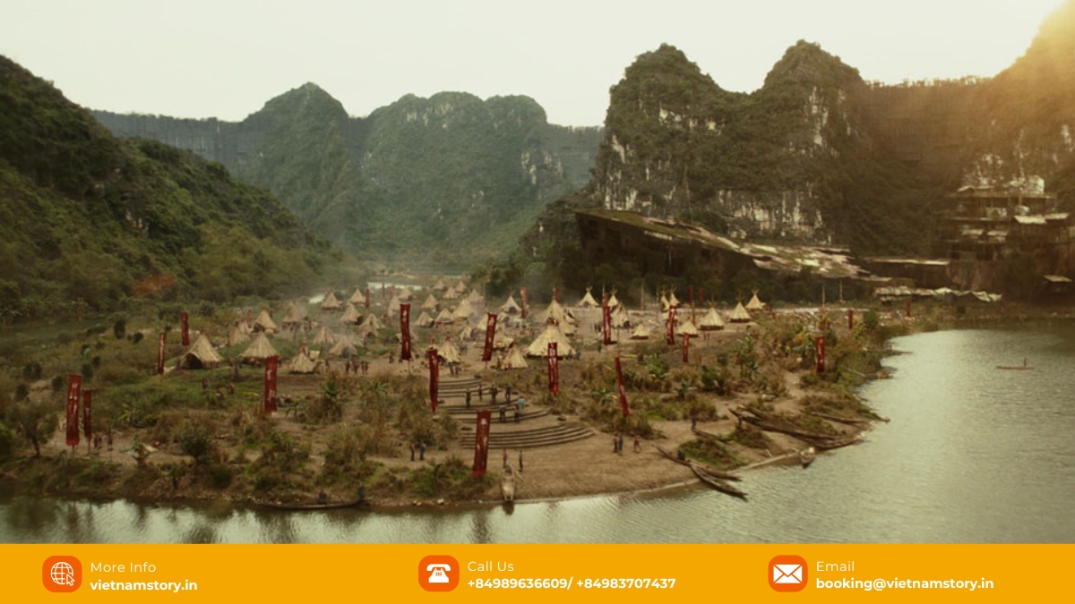 The famous movie Kong: Skull Island was filmed in Trang An, Viet Nam The famous movie Kong: Skull Island was filmed in Trang An, Viet Nam