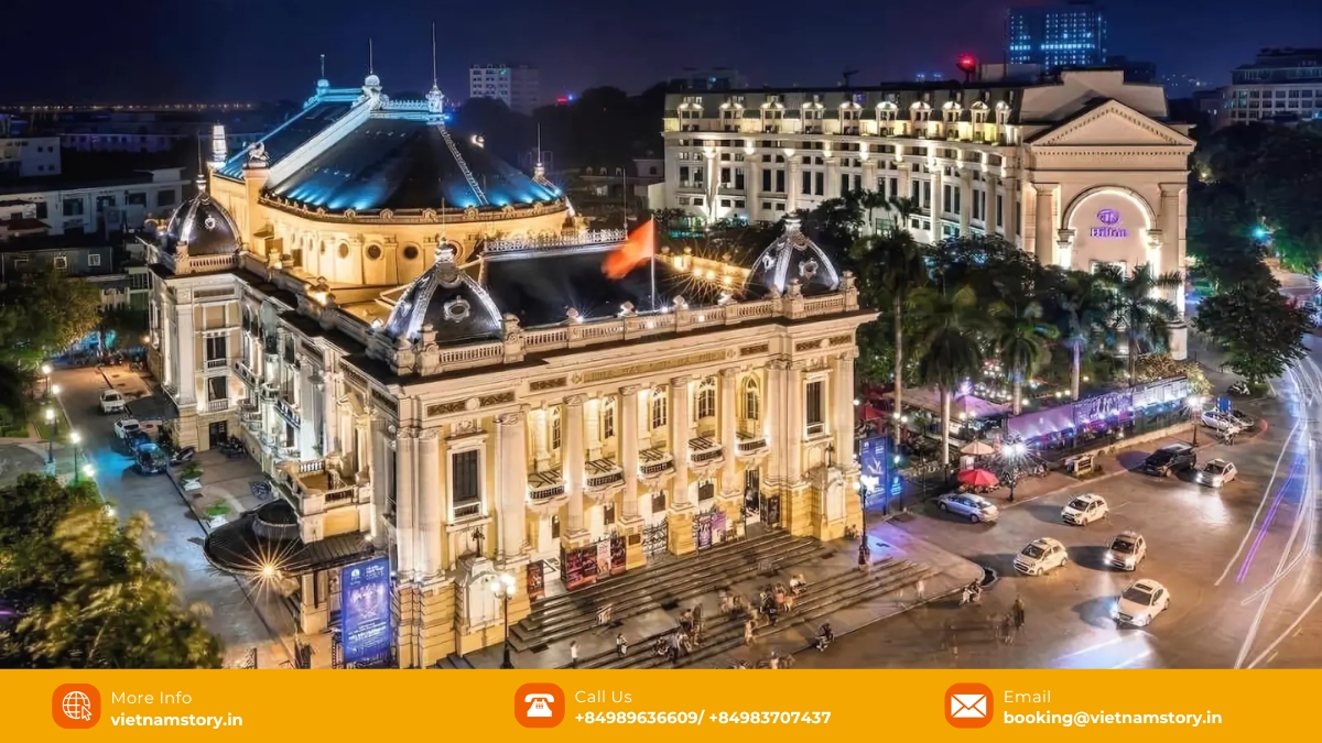 The architectural style of the Hanoi Opera House is a major draw The architectural style of the Hanoi Opera House is a major draw