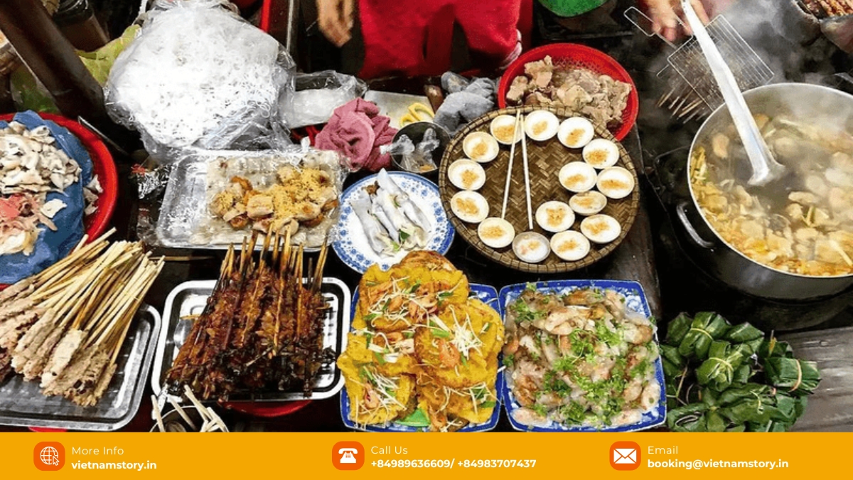 The tantalizing array of street food in Night Market Ninh Binh