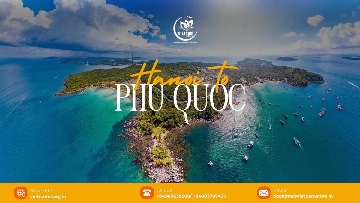 Hanoi (HAN) to Phu Quoc (PQC) non-stop flight - ~2–2.5 hours travel time Hanoi (HAN) to Phu Quoc (PQC) non-stop flight - ~2–2.5 hours travel time