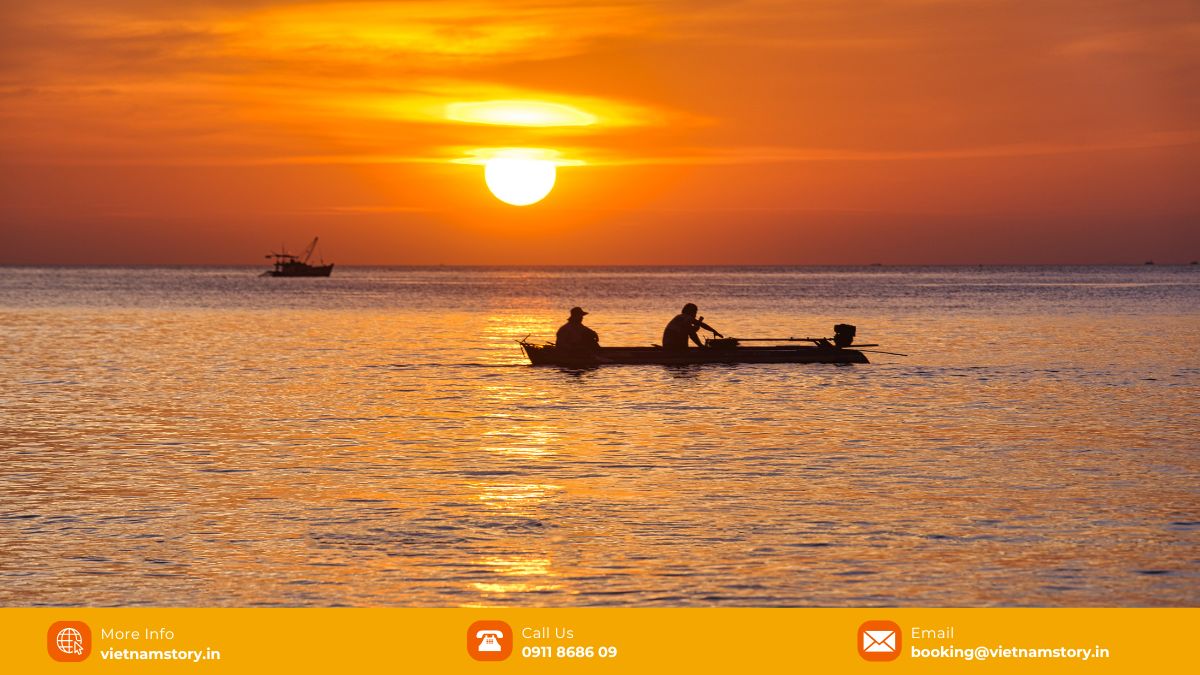 Beyond the beach: 13 unforgettable things to do in Phu Quoc 4 Sunset from the sea