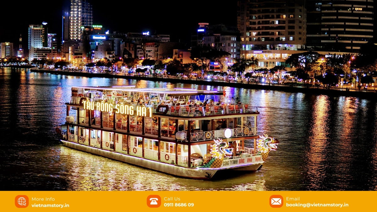The ultimate guide to Da Nang’s Han river bridge for Indian tourists: A swinging symbol 4 Cruise ships on the Han River