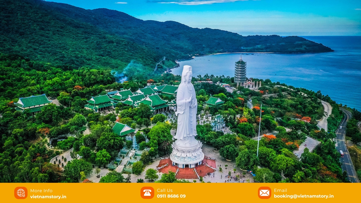 Ba Na Hills in Da Nang: A local's guide to beating the crowds and seeing the best for Indian visitors 5 Linh Ung pagoda Da Nang is one of the most famous spiritual sites in Vietnam, featuring a 27-meter-high Buddha statue.