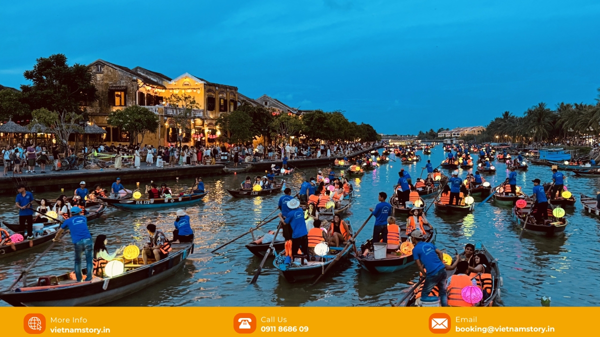 Hoi An Boat Tours: Your Definitive Guide to Cham Islands Speedboats, Magical Sunset Cruises, and Eco-Adventures 4 Tourists enjoying a Hoi An Vietnam boat ride