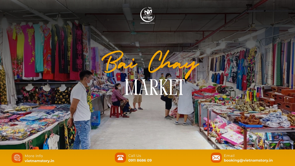 Halong Bay’s Bai Chay Night Market is a popular market among tourists and locals due to the wide array of products and the lively atmosphere.