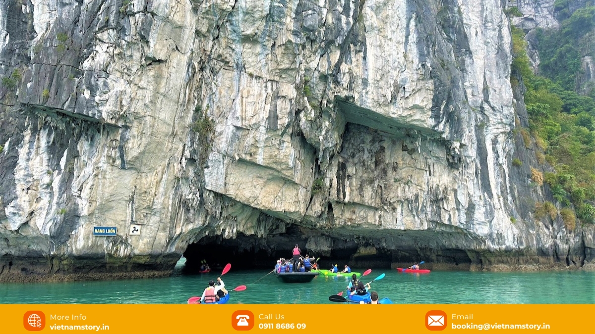 Halong Weather August: A Guide To The Golden Monsoon Adventure For Indian Travelers 4 Kayaking in Ha Long Bay offers a unique perspective on its stunning limestone formation