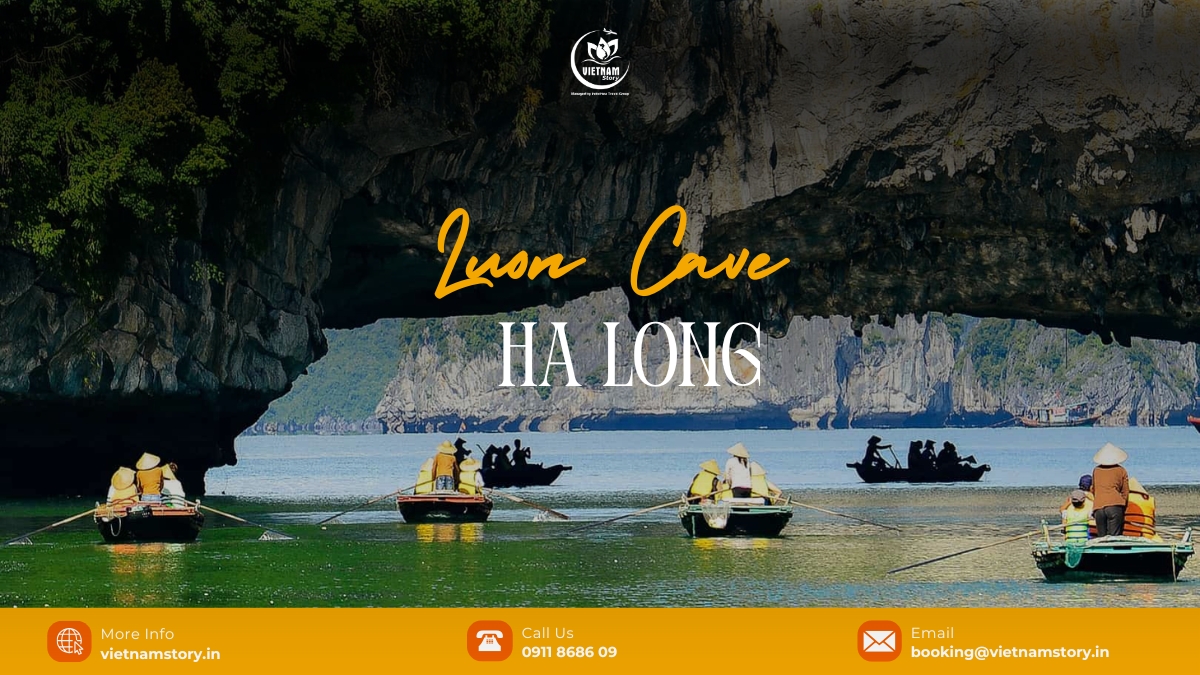 Luon Cave: HaLong Bay's Hidden Kayaking Lagoon 2 Exploring Luon Cave Ha Long Bay promises a wonderful journey amidst breathtaking scenery