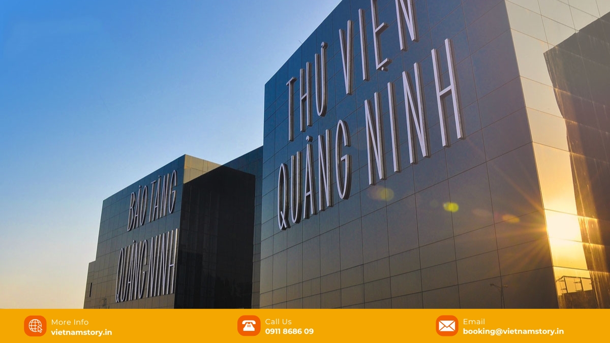 Ha Long Museum (Quang Ninh Museum): The "Black Pearl" of the Coast 3 The massive black mirror outside Quang Ninh Museum