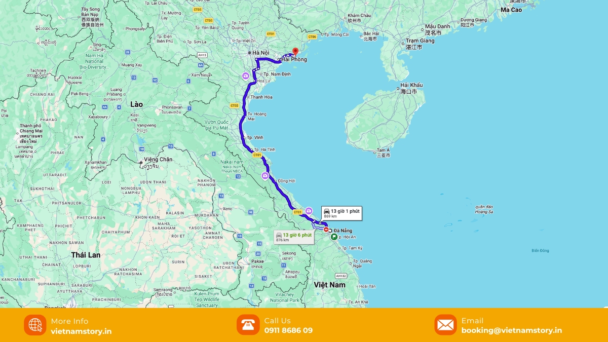 The Ultimate Guide: Navigating The Journey From Halong To Da Nang For Indian Travelers 3 The distance from Ha Long Bay to Da Nang is around 900 kilometers