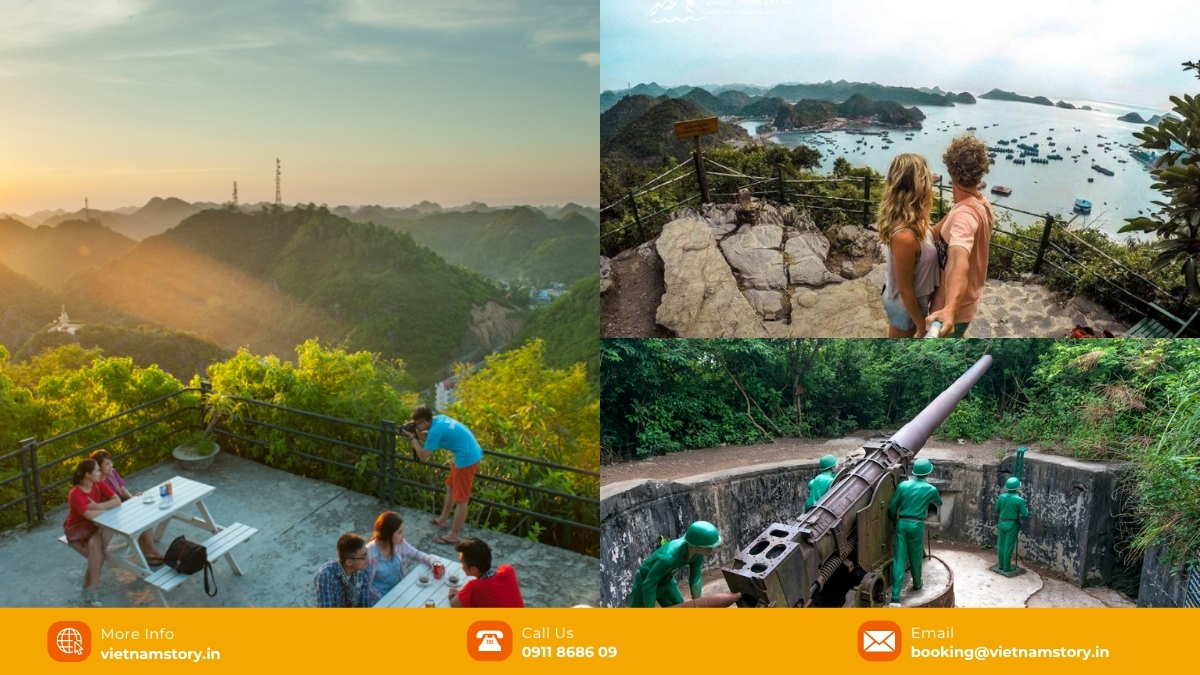An Expert’s Guide To Every Iconic Lan Ha Bay Viewpoint For Indian Travelers 5 Cannon Fort is the most popular viewpoint, located on a hilltop just a few kilometers from Cat Ba town.