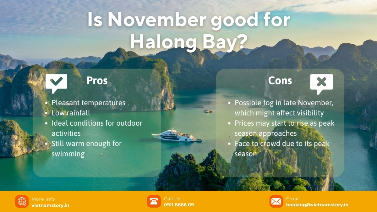 Halong Weather November: Your Guide To The Ethereal Winter Start 3 Is november good for Halong Bay?